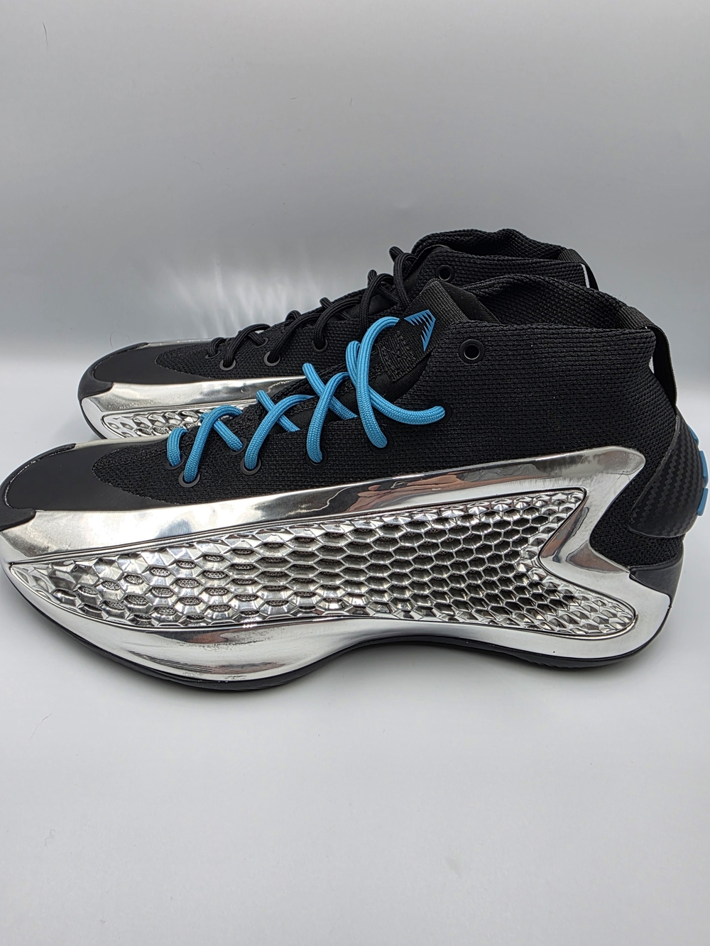 adidas Anthony Edwards 1 Basketball Shoes - Black/Silver
